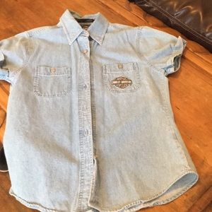 Harley Davidson button down